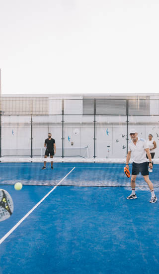 Padel dubbelspel