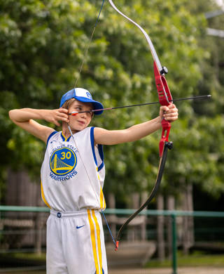 Zomershoot tijdens de sportkampen
