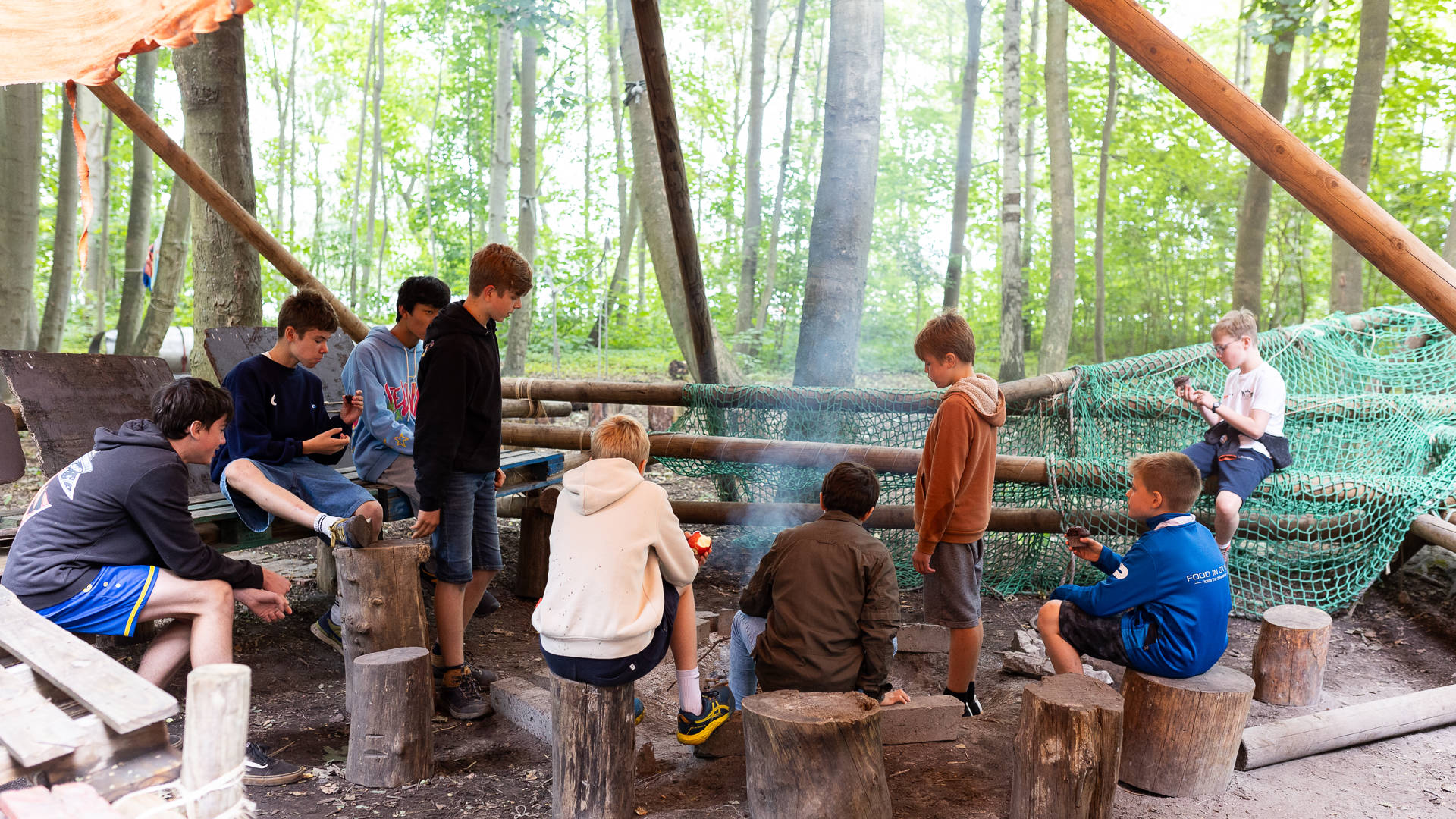 Foto's van het domein en de sportkampen