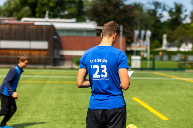 Zomershoot tijdens de sportkampen