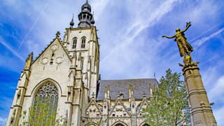 Church in Tienen, city in Flemish Brabant province, Flanders, Belgium