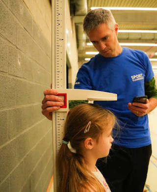 Sportkompas testafname verschillende proeven