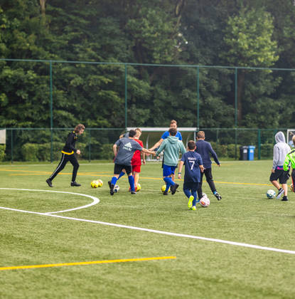 Zomershoot tijdens de sportkampen